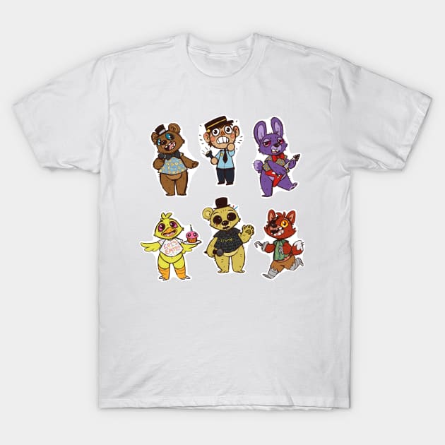 FNAF crossing T-Shirt by FoxintheBushStudios